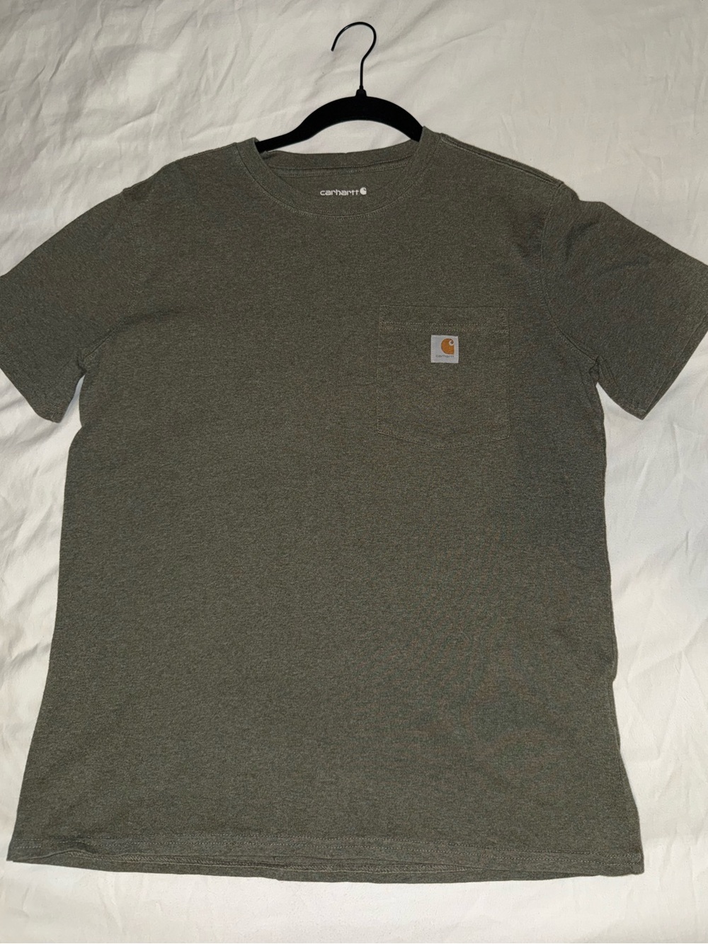 Carhartt Olive Green Short Sleeve Pocket Tee